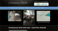 Desktop Screenshot of contemporarydecks.net