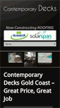 Mobile Screenshot of contemporarydecks.net